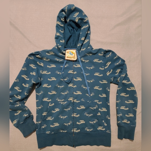 Y2k Zip Up Car Hoodie! - Picture 5 of 8